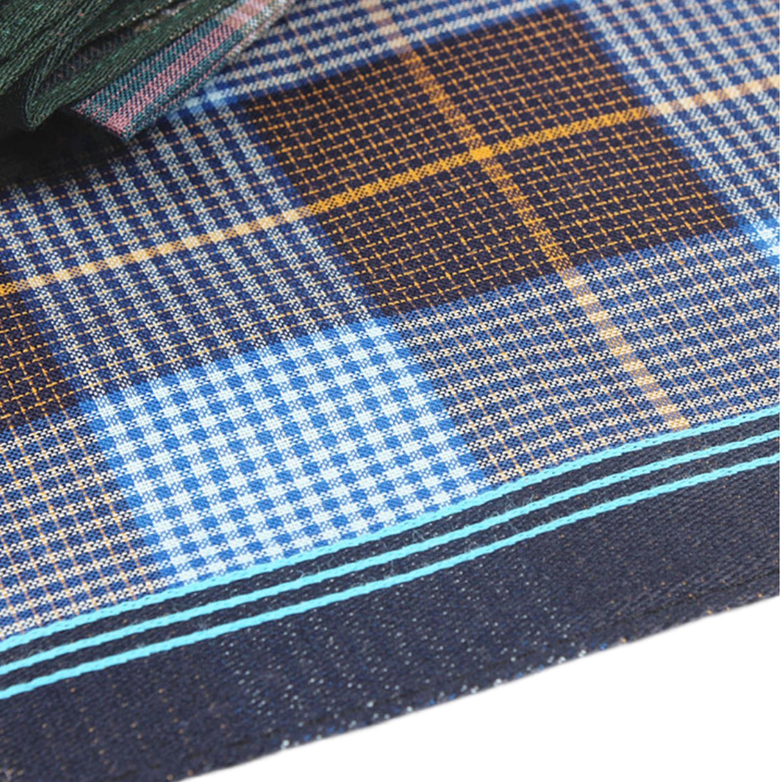 Handkerchief Cotton Men - 6-teiliges Unisex-Baumwoll-Taschentuch-Set, Schweißtücher, Geschenkset, weiche Taschentücher