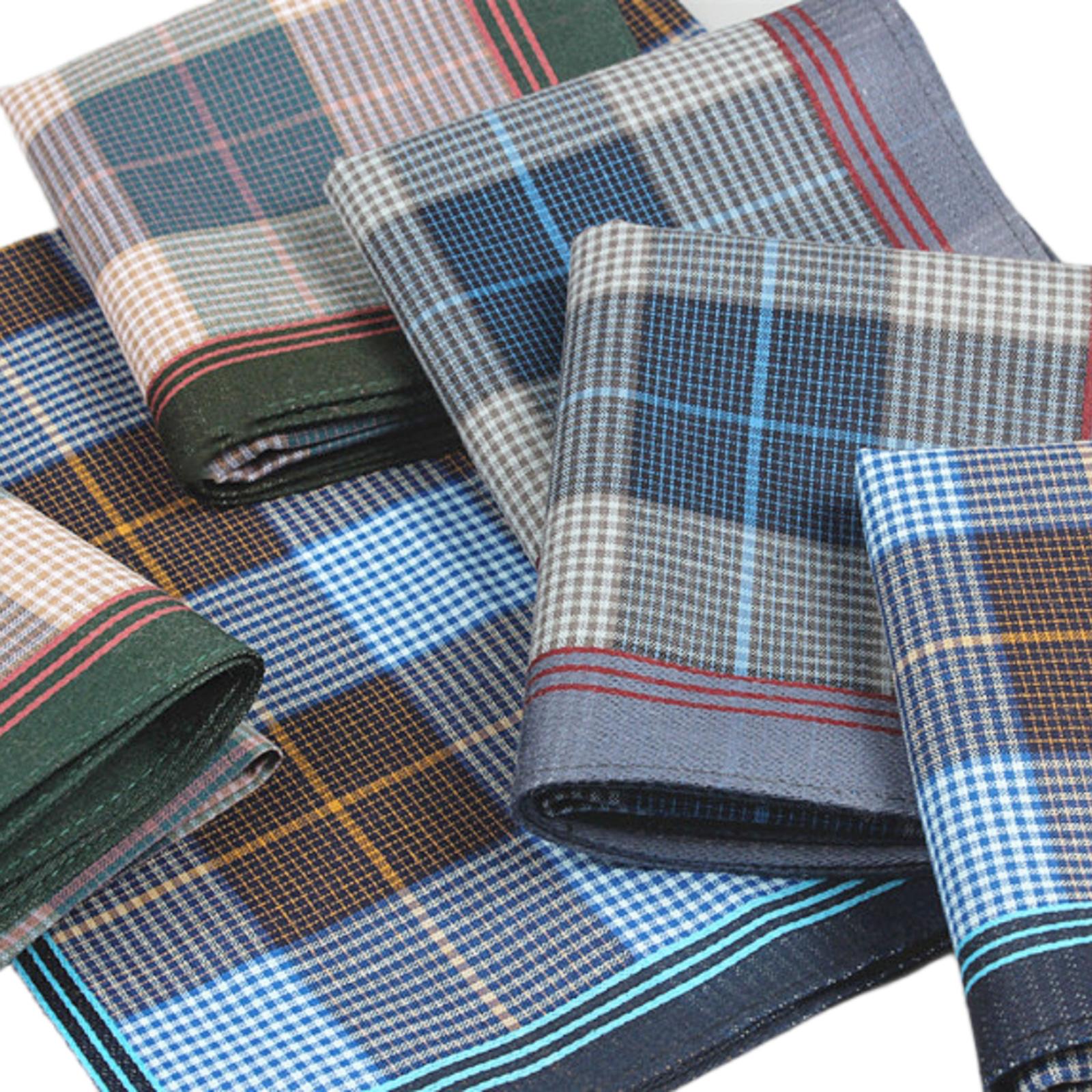 6-teiliges Unisex-Baumwoll-Tas – Handkerchief Cotton Men Bewertung und Preis