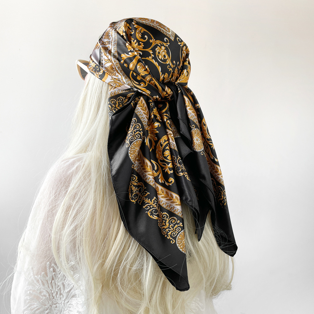 Seidenschal, quadratischer Sat – Face Scarf Mask Bewertung und Preis