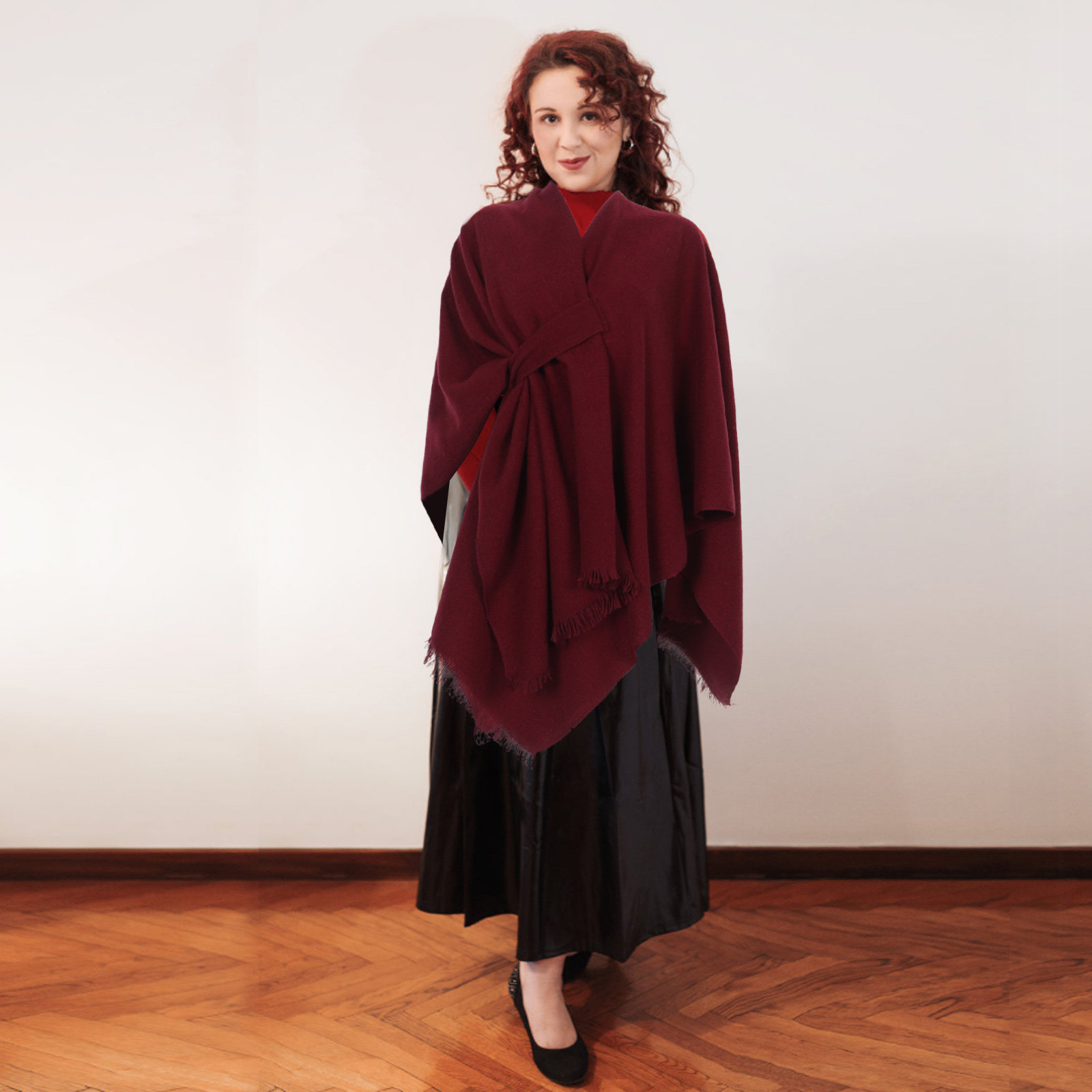 Einfarbiger Quastenschal für H – Stole Wedding Shawl Bewertung und Preis