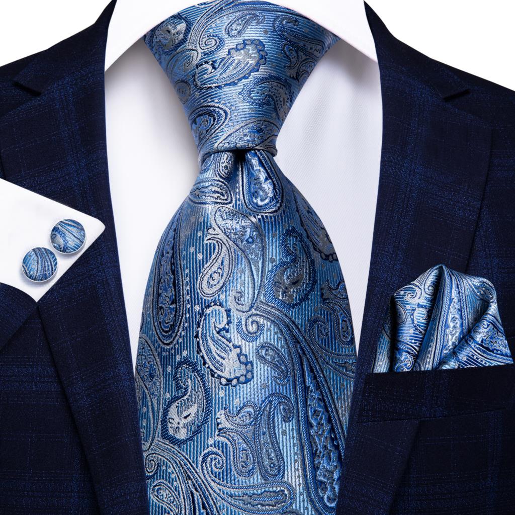 Hi-Tie Modedesigner hellblau k – Silk Tie Striped Bewertung und Preis