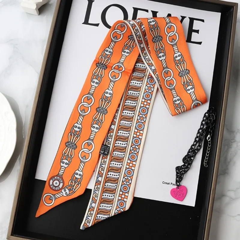 Mode Dünne Seidenschal für Fra – Ascot Neck Scarf Bewertung und Preis