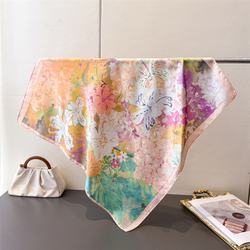 70*70cm Quadratischer Seidensc – Ascot Neck Scarf Bewertung und Preis